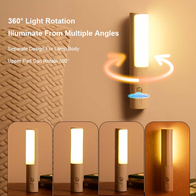Motion Sensor LED Night Light β Rechargeable 3-Color Magnetic Light