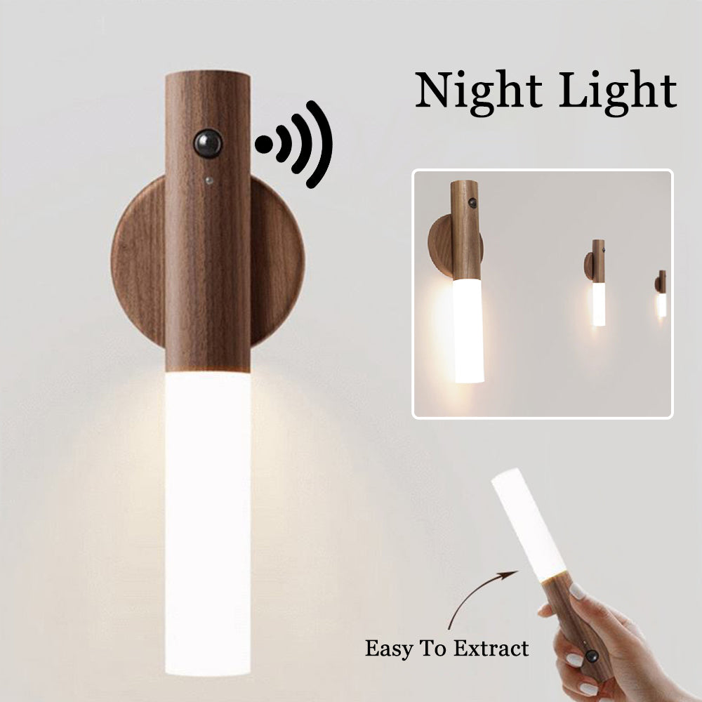 USB Rechargeable PIR Motion Sensor LED Night Light