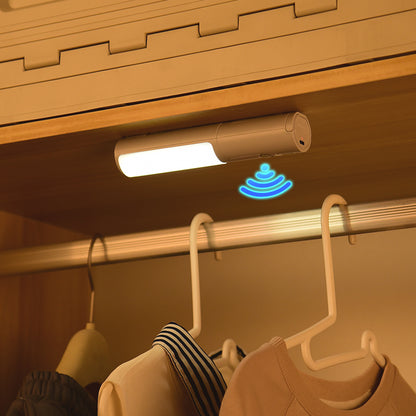 Motion Sensor LED Night Light – Rechargeable 3-Color Magnetic Light